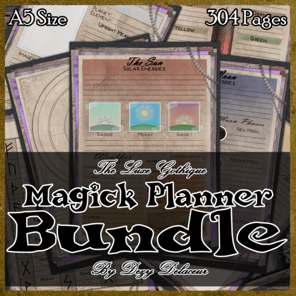 The Luxe Gothique Magick Planner Bundle (Digital Download)