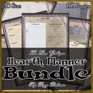 The Luxe Gothique Hearth Planner Bundle (Digital Download)