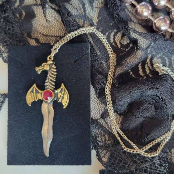 Drakon Athame Talisman Necklace