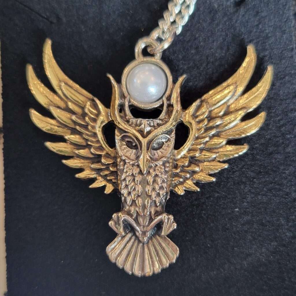 Owl of Athene Talisman Necklace