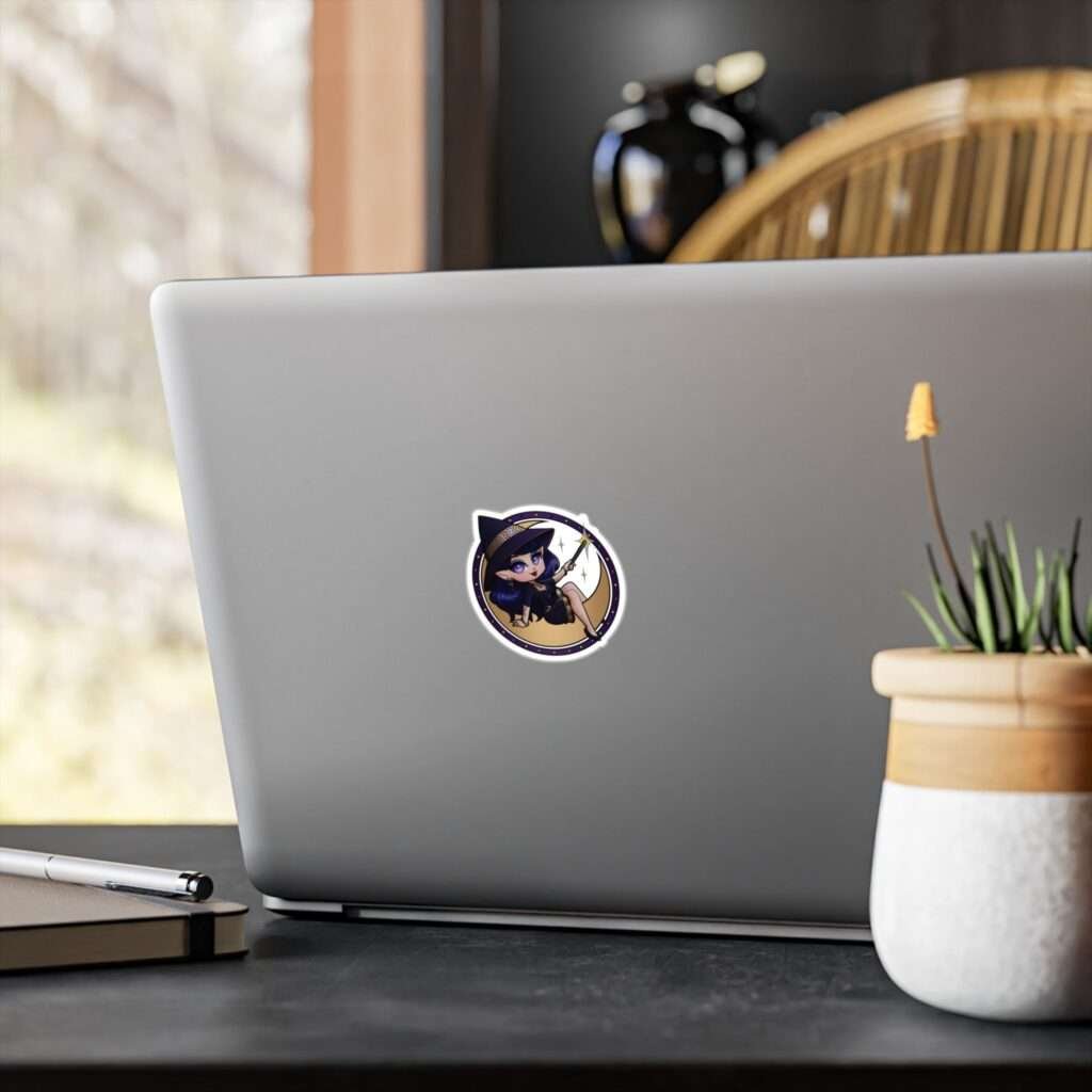 The Witchy Housewife Logo Vinyl Sticker