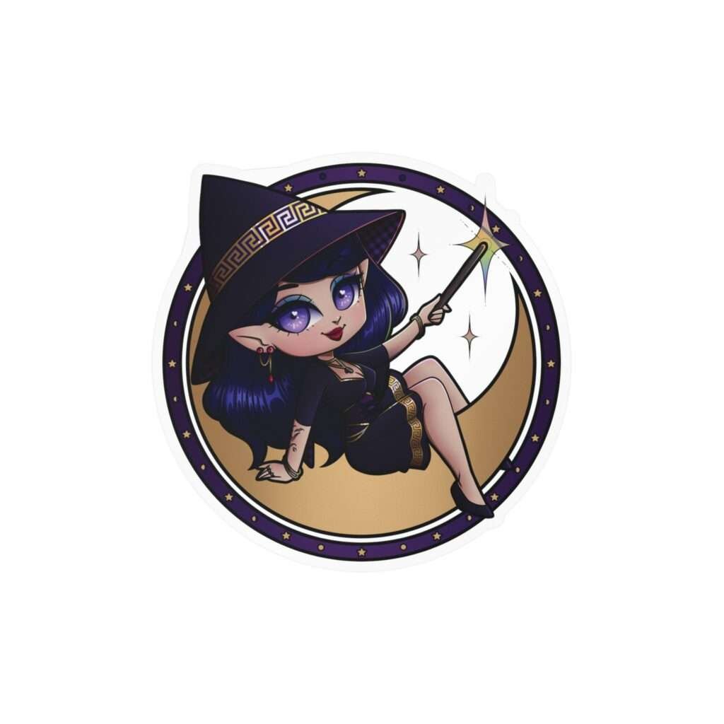 The Witchy Housewife Logo Vinyl Sticker