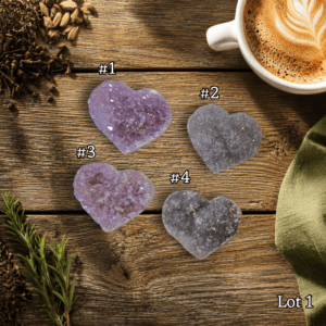Amethyst Cluster Heart - Image 3