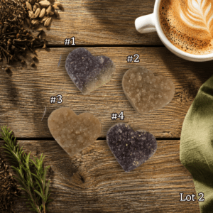 Amethyst Cluster Heart - Image 4
