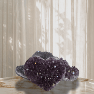Amethyst Cluster Heart - Image 1