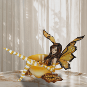 Autumn Teacup Fairy Statue - Image 1