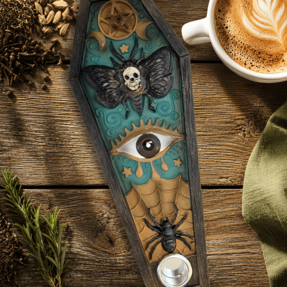 Gothic Coffin Incense Burner
