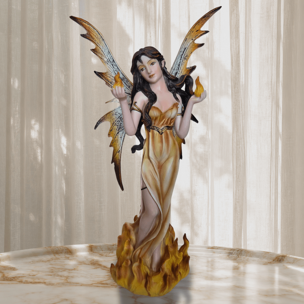Elemental Fire Fairy Statue
