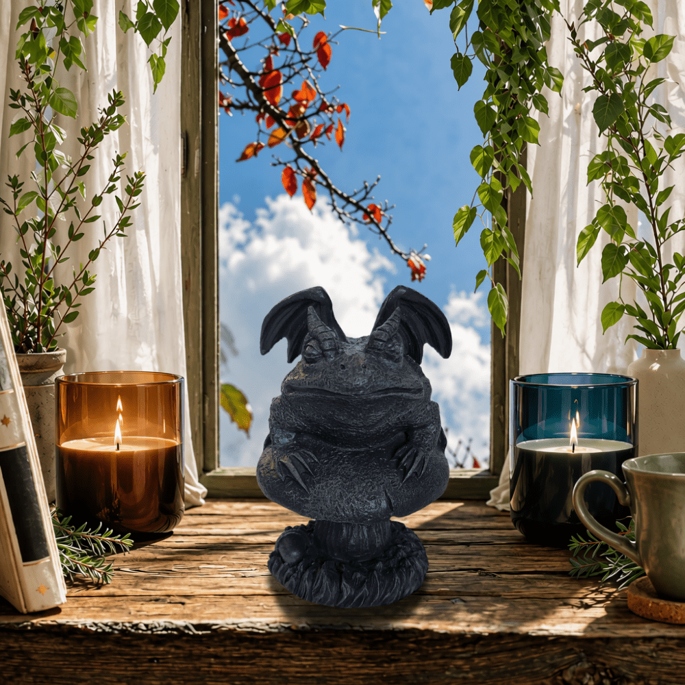 Gargoyle Toad Statue