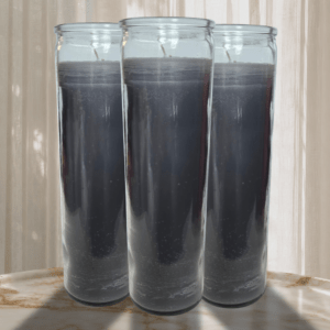 Gray Candle, 7-Day - Image 1