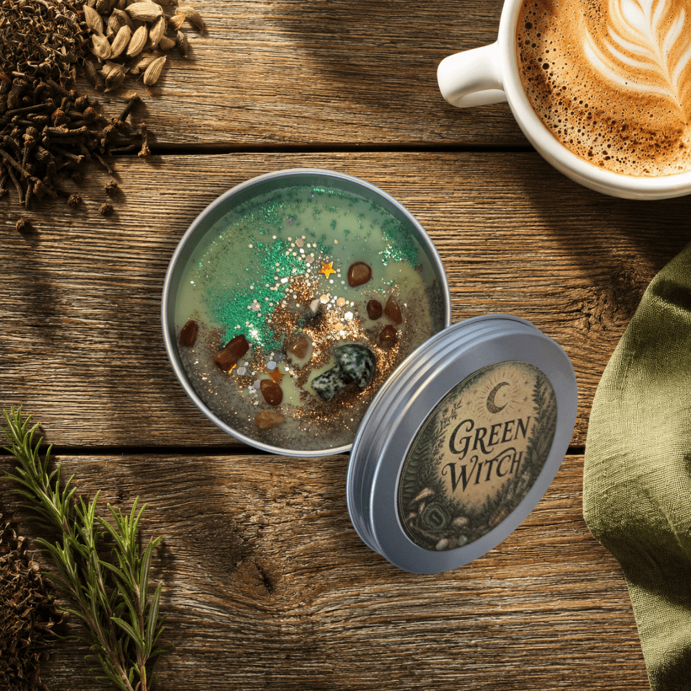 Green Witch Candle