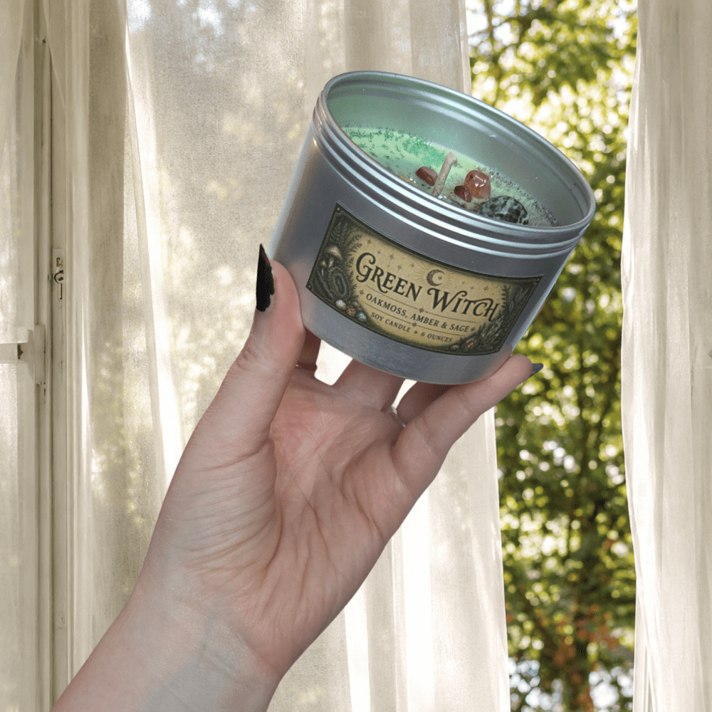 Green Witch Candle