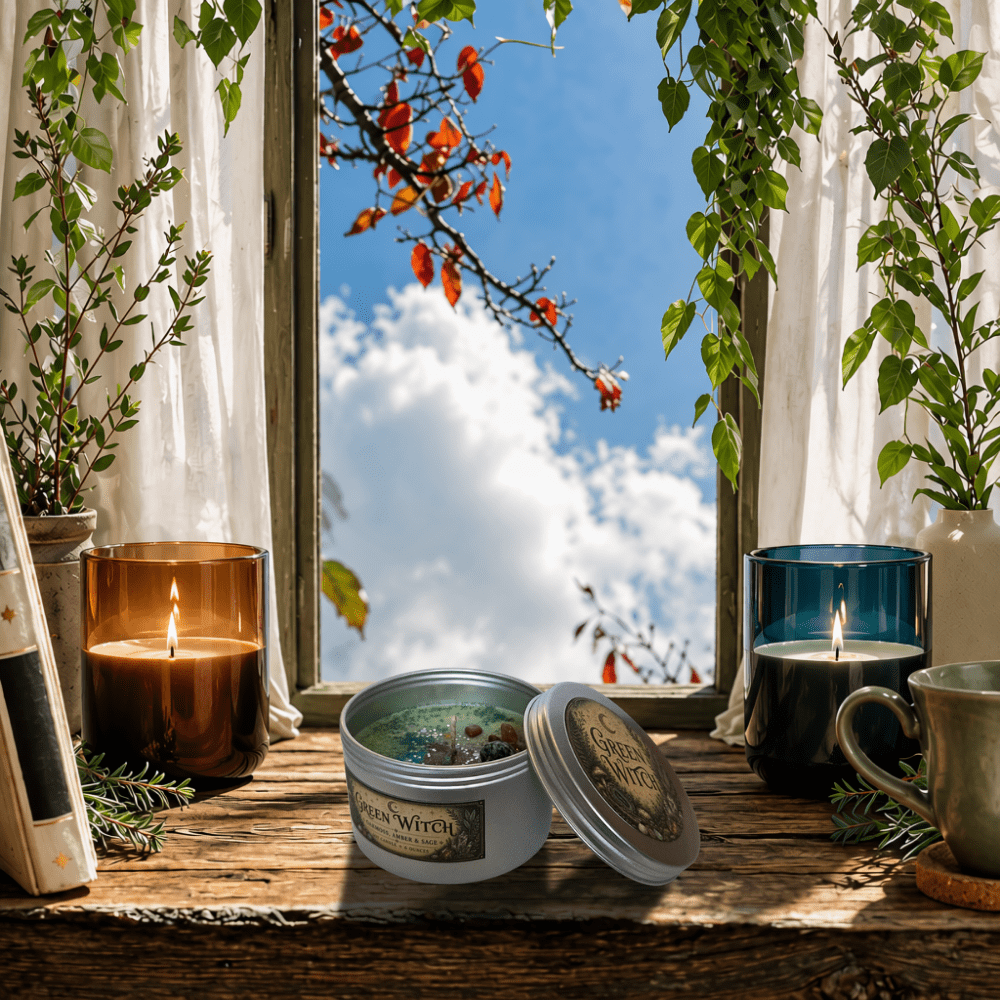 Green Witch Candle