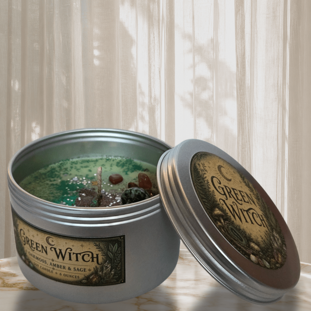 Green Witch Candle