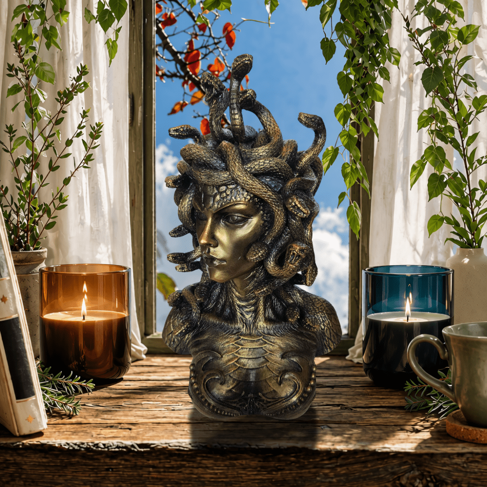 Medousa Bust Statue