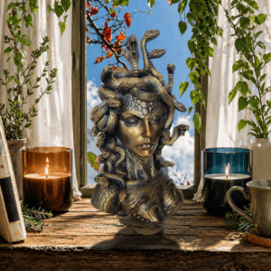 Medousa Bust Statue - Image 2
