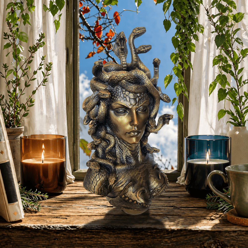 Medousa Bust Statue
