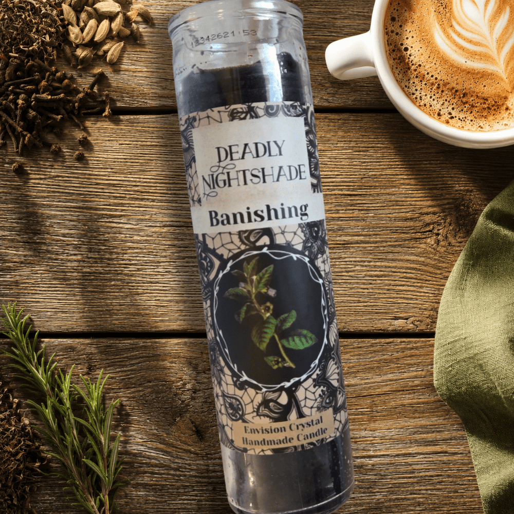 Deadly Nightshade Banishing Candle, 7-Day