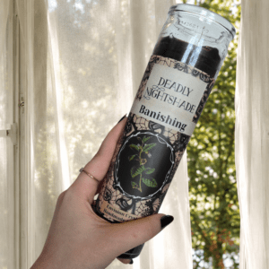 Deadly Nightshade Banishing Candle, 7-Day - Image 3