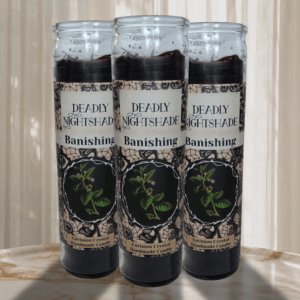 Deadly Nightshade Banishing Candle, 7-Day - Image 1