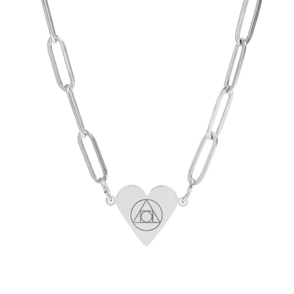 The Philosopher's Stone Heart Necklace