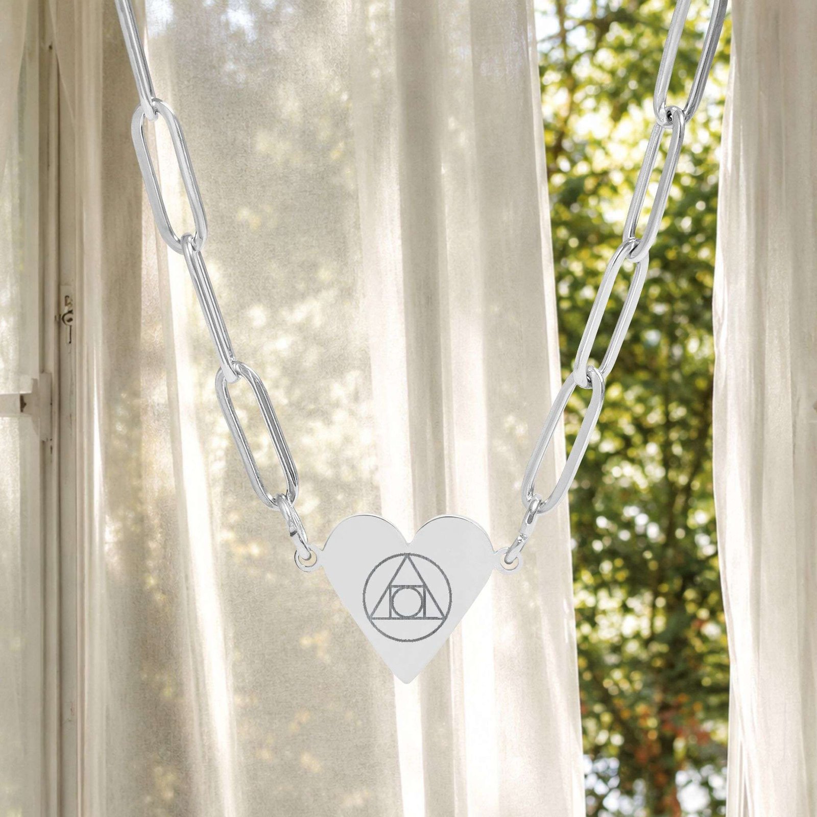 The Philosopher's Stone Heart Necklace - Image 1